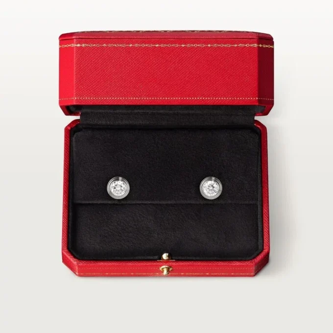 Diamants Legers Earrings, Mm – White Gold, Diamonds – Cartier Diamants Legers Earrings, Mm – White Gold, Diamonds – Cartier