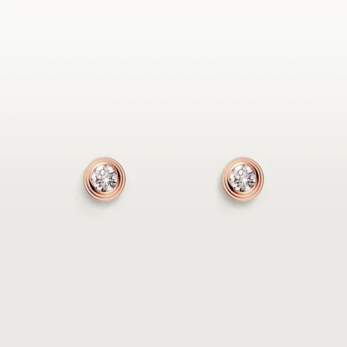 Diamants Legers Earrings – Rose Gold, Diamonds – Cartier Diamants Legers Earrings – Rose Gold, Diamonds – Cartier