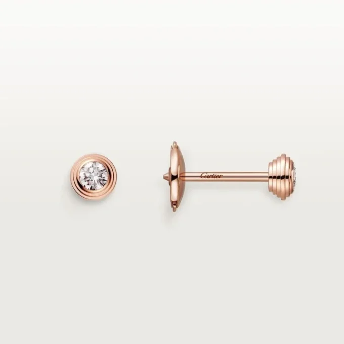 Diamants Legers Earrings – Rose Gold, Diamonds – Cartier Diamants Legers Earrings – Rose Gold, Diamonds – Cartier