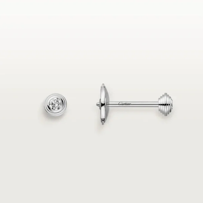 Diamants Legers Earrings Xs – White Gold, Diamonds – Cartier Diamants Legers Earrings Xs – White Gold, Diamonds – Cartier