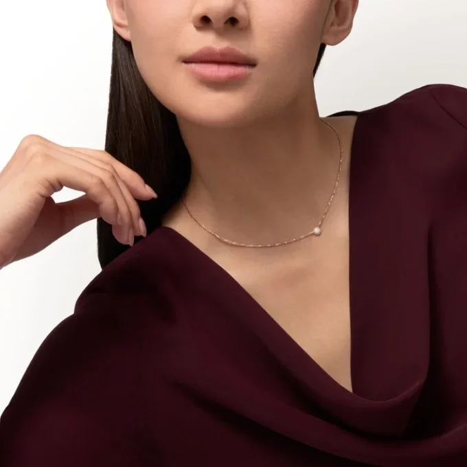 Diamants Legers Necklace, Lm – Pink Gold, Diamond – Cartier Diamants Legers Necklace, Lm – Pink Gold, Diamond – Cartier