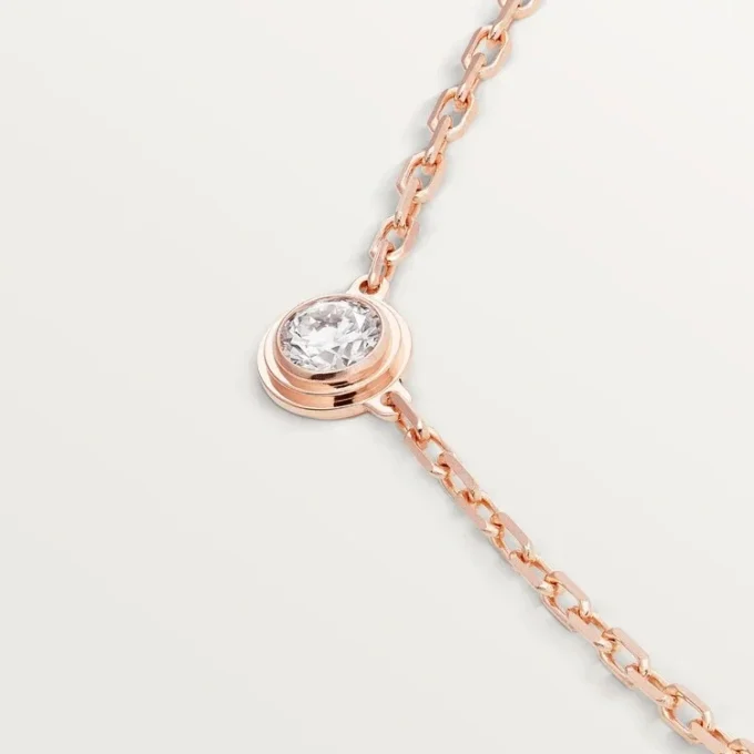 Diamants Legers Necklace, Sm – Pink Gold, Diamond – Cartier Diamants Legers Necklace, Sm – Pink Gold, Diamond – Cartier