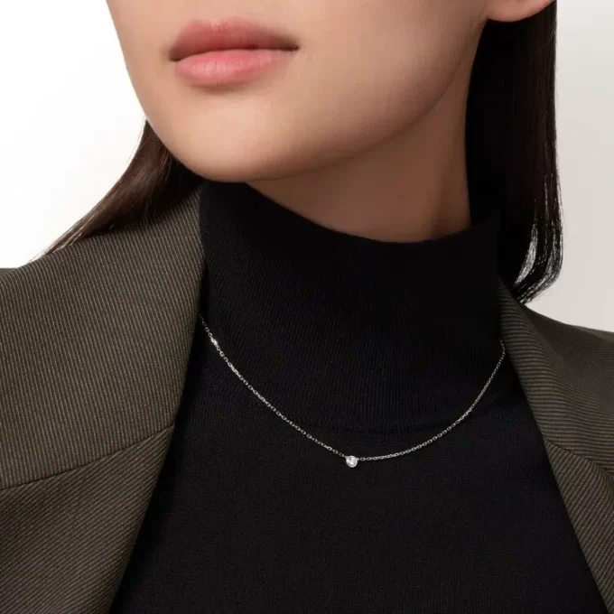 Diamants Legers Necklace, Sm – White Gold, Diamond – Cartier Diamants Legers Necklace, Sm – White Gold, Diamond – Cartier