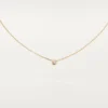 Diamants Legers Necklace, Sm – Yellow Gold, Diamond – Cartier Diamants Legers Necklace, Sm – Yellow Gold, Diamond – Cartier