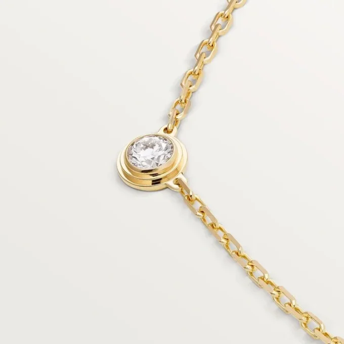 Diamants Legers Necklace, Sm – Yellow Gold, Diamond – Cartier Diamants Legers Necklace, Sm – Yellow Gold, Diamond – Cartier