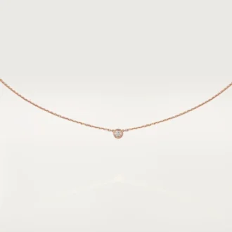 Diamants Legers Necklace Xs – Rose Gold, Diamond – Cartier Diamants Legers Necklace Xs – Rose Gold, Diamond – Cartier