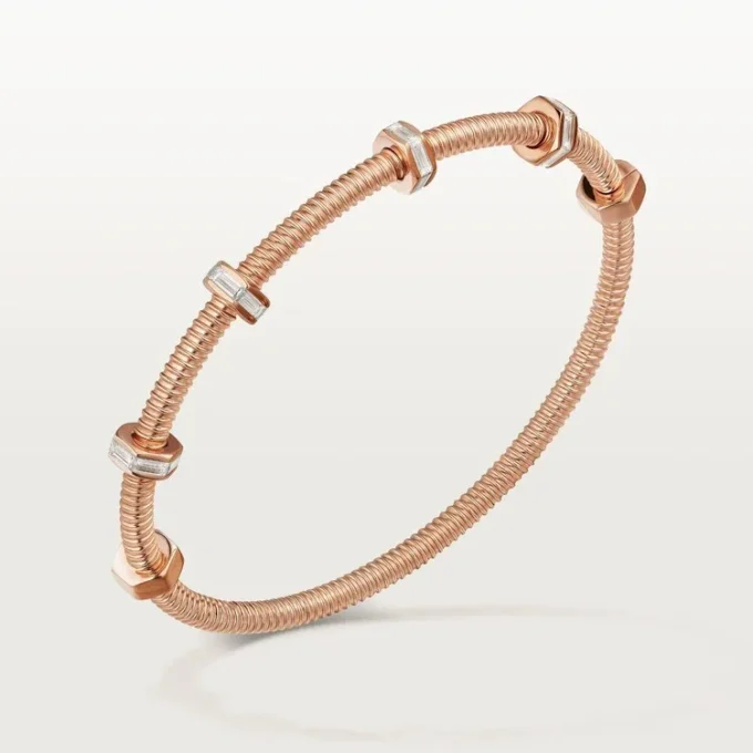 Ecrou De Cartier Bracelet, Diamonds Ecrou De Cartier Bracelet, Diamonds