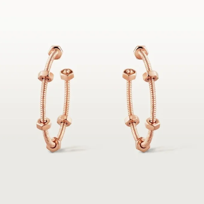 Ecrou De Cartier Earrings – Pink Gold – Cartier Ecrou De Cartier Earrings – Pink Gold – Cartier