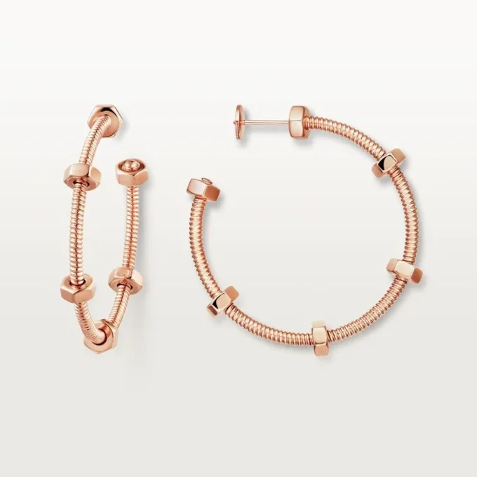 Ecrou De Cartier Earrings – Pink Gold – Cartier Ecrou De Cartier Earrings – Pink Gold – Cartier