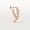 Ecrou De Cartier Left Earring – Rose Gold, Diamonds – Cartier Ecrou De Cartier Left Earring – Rose Gold, Diamonds – Cartier