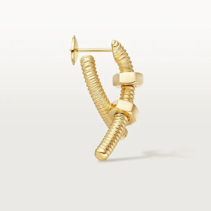 Ecrou De Cartier Left Earring – Yellow Gold – Cartier Ecrou De Cartier Left Earring – Yellow Gold – Cartier
