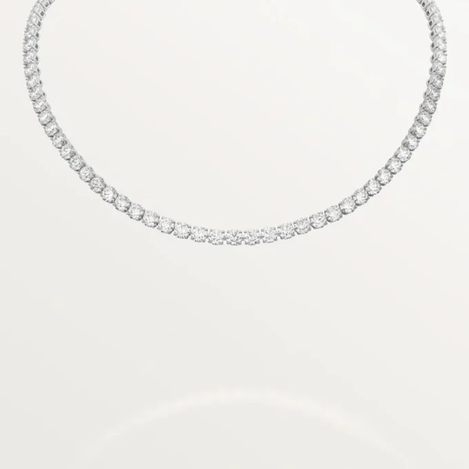 Lignes Essentielles Necklace, Brilliant-Cut Diamonds