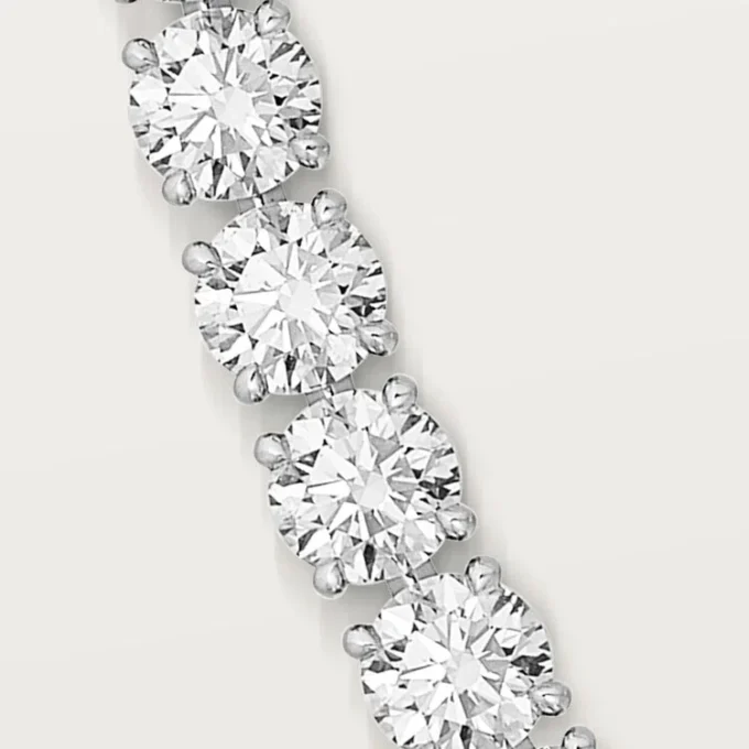 Lignes Essentielles Necklace, Brilliant-Cut Diamonds