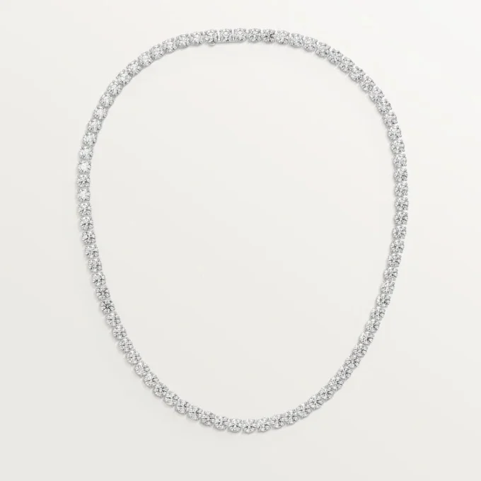 Lignes Essentielles Necklace, Brilliant-Cut Diamonds