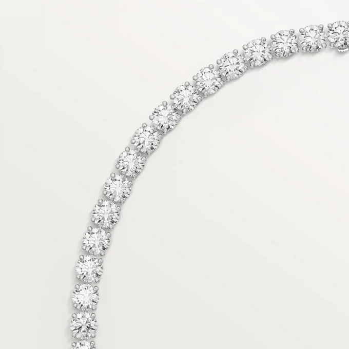 Lignes Essentielles Necklace, Brilliant-Cut Diamonds
