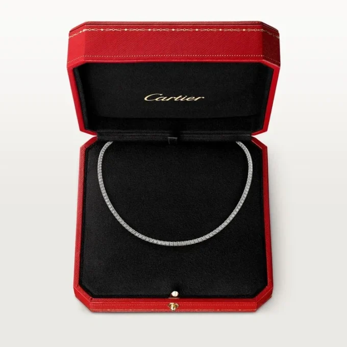 Lignes Essentielles Necklace, Brilliant-Cut Diamonds