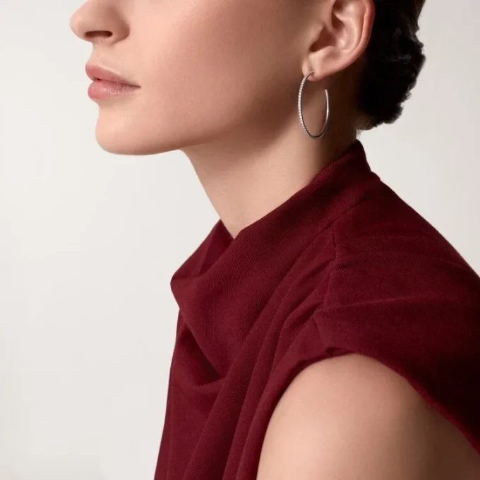 Etincelle De Cartier Earrings, Large Model – White Gold, Diamonds – Cartier Etincelle De Cartier Earrings, Large Model – White Gold, Diamonds – Cartier