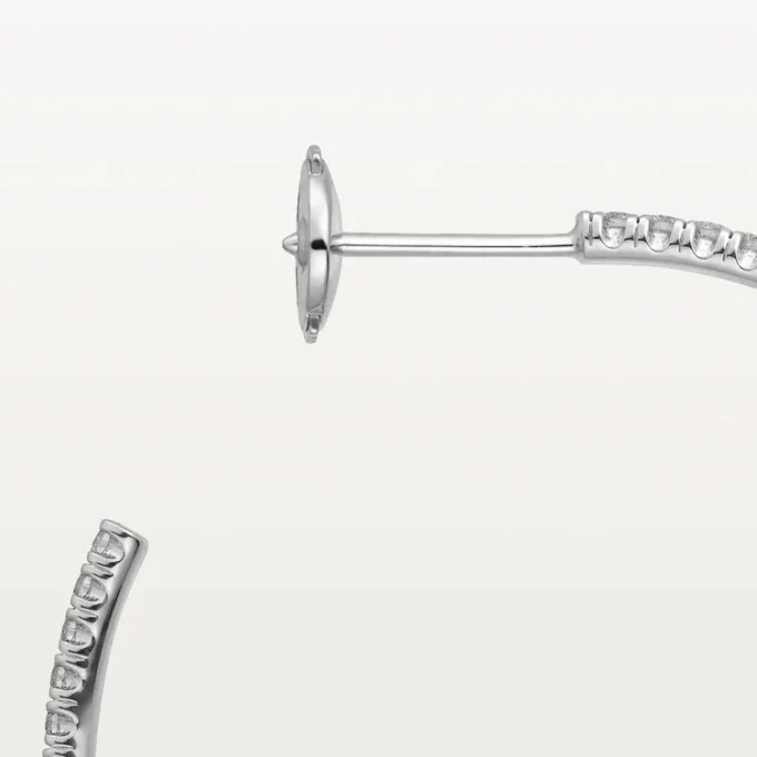 Etincelle De Cartier Earrings, Large Model – White Gold, Diamonds – Cartier Etincelle De Cartier Earrings, Large Model – White Gold, Diamonds – Cartier