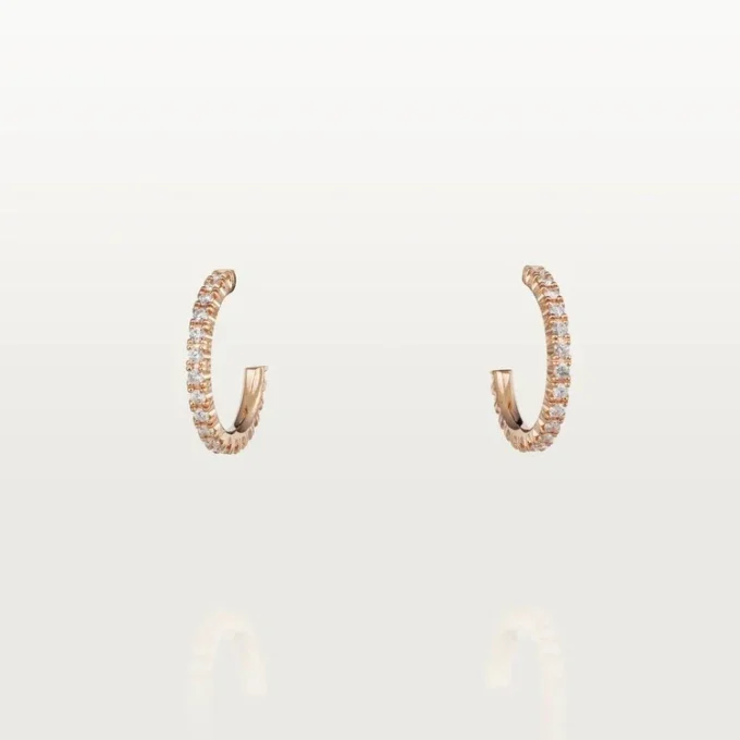Etincelle De Cartier Earrings – Rose Gold, Diamonds – Cartier Etincelle De Cartier Earrings – Rose Gold, Diamonds – Cartier