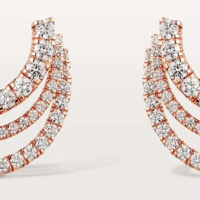 Etincelle De Cartier Earrings – Rose Gold, Diamonds – Cartier Etincelle De Cartier Earrings – Rose Gold, Diamonds – Cartier