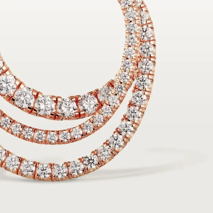 Etincelle De Cartier Earrings – Rose Gold, Diamonds – Cartier Etincelle De Cartier Earrings – Rose Gold, Diamonds – Cartier