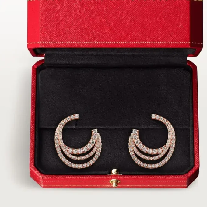 Etincelle De Cartier Earrings – Rose Gold, Diamonds – Cartier Etincelle De Cartier Earrings – Rose Gold, Diamonds – Cartier
