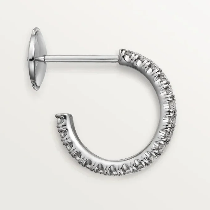 Etincelle De Cartier Earrings, Small Model – White Gold, Diamonds – Cartier Etincelle De Cartier Earrings, Small Model – White Gold, Diamonds – Cartier