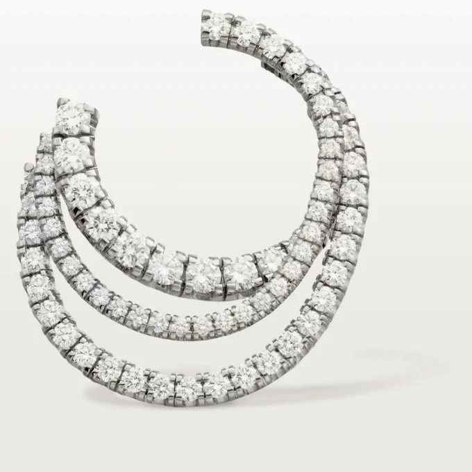 Etincelle De Cartier Earrings – White Gold, Diamonds – Cartier Etincelle De Cartier Earrings – White Gold, Diamonds – Cartier
