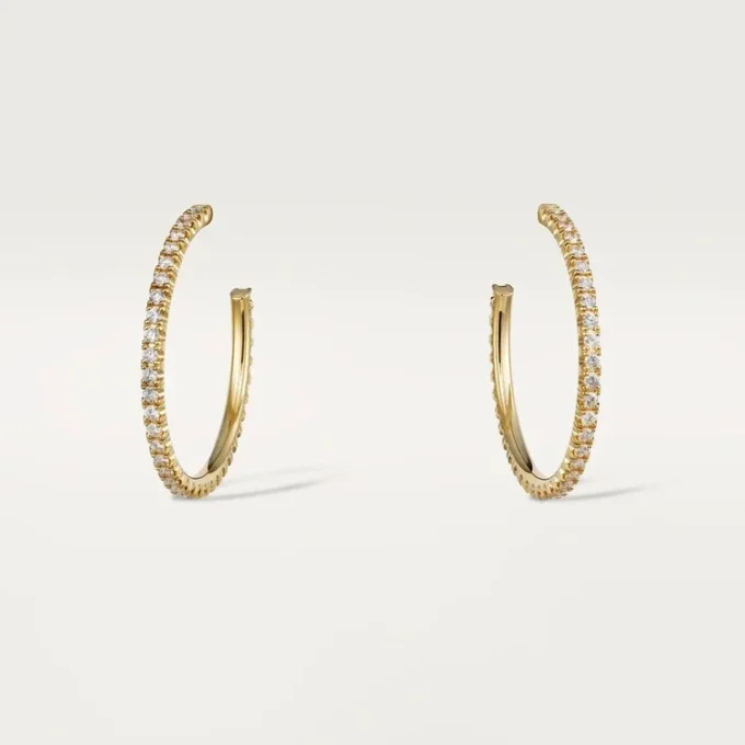 Etincelle De Cartier Earrings – Yellow Gold, Diamonds – Cartier Etincelle De Cartier Earrings – Yellow Gold, Diamonds – Cartier