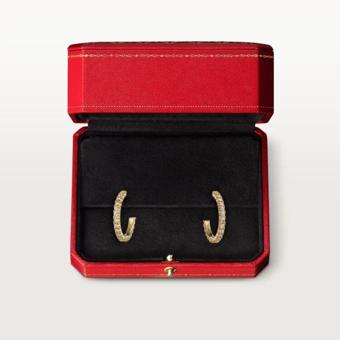 Etincelle De Cartier Earrings – Yellow Gold, Diamonds – Cartier Etincelle De Cartier Earrings – Yellow Gold, Diamonds – Cartier
