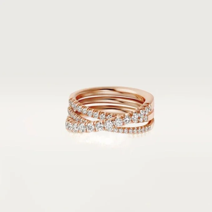 Etincelle De Cartier Ring – Pink Gold, Diamonds – Cartier Etincelle De Cartier Ring – Pink Gold, Diamonds – Cartier