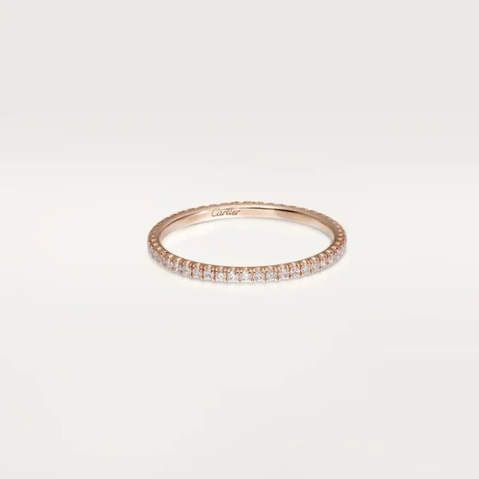 Etincelle De Cartier Wedding Band, 1.5 Mm Width, Paved