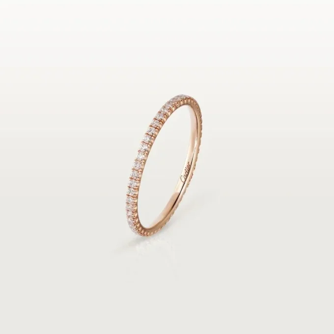 Etincelle De Cartier Wedding Band, 1.5 Mm Width, Paved
