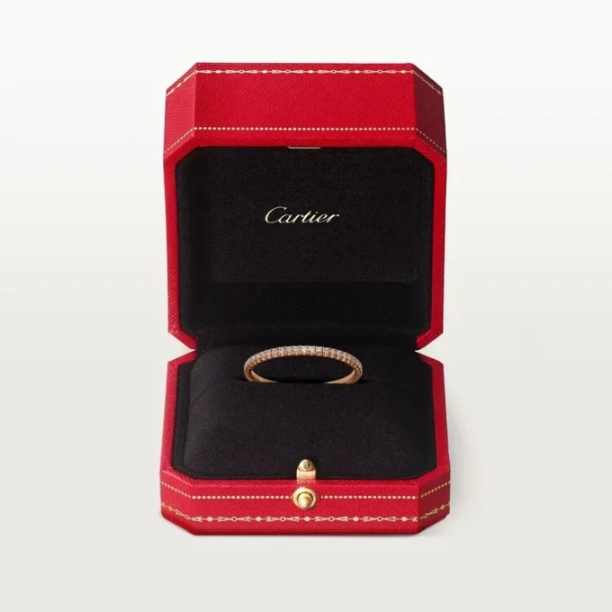 Etincelle De Cartier Wedding Band, 1.5 Mm Width, Paved