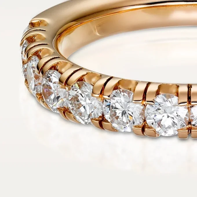 Etincelle De Cartier Wedding Band – Pink Gold, Diamonds – Cartier