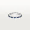 Etincelle De Cartier Wedding Band – Platinum, Sapphires, Diamonds – Cartier