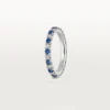Etincelle De Cartier Wedding Band – Platinum, Sapphires, Diamonds – Cartier