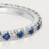 Etincelle De Cartier Wedding Band – Platinum, Sapphires, Diamonds – Cartier