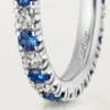Etincelle De Cartier Wedding Band – Platinum, Sapphires, Diamonds – Cartier
