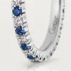 Etincelle De Cartier Wedding Band – Platinum, Sapphires, Diamonds – Cartier