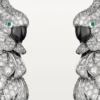 Faune Et Flore De Cartier Earrings, Paved Faune Et Flore De Cartier Earrings, Paved