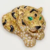 Faune Et Flore De Cartier Earrings, Yellow, Orange and Brown Diamonds, Paved Faune Et Flore De Cartier Earrings, Yellow, Orange and Brown Diamonds, Paved