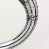 Geometrie & Contrastes Bracelet, Turquoise, Paved