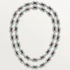Geometrie & Contrastes Necklace, Chrysoprase, Multi-Wear, Paved Geometrie & Contrastes Necklace, Chrysoprase, Multi-Wear, Paved