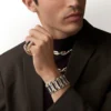 Geometrie & Contrastes Ring, Onyx, Paved Geometrie & Contrastes Ring, Onyx, Paved