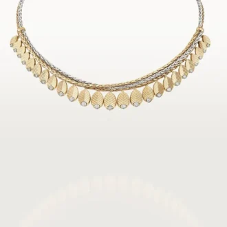 Grain De Cafe Necklace, Diamonds Grain De Cafe Necklace, Diamonds