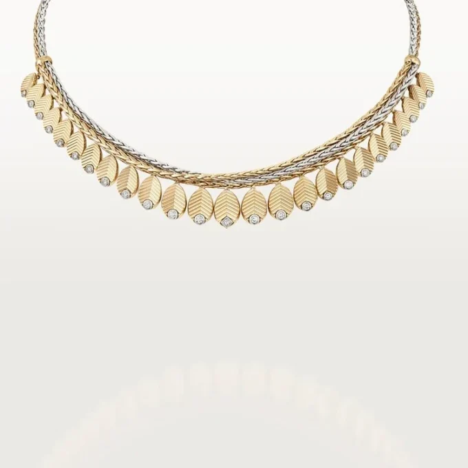 Grain De Cafe Necklace, Diamonds Grain De Cafe Necklace, Diamonds