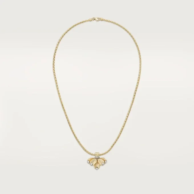 Grain De Cafe Necklace, Diamonds Grain De Cafe Necklace, Diamonds