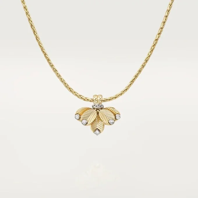 Grain De Cafe Necklace, Diamonds Grain De Cafe Necklace, Diamonds