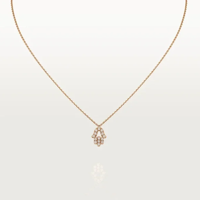 Hearts and Symbols Pendant – Pink Gold, Diamonds – Cartier